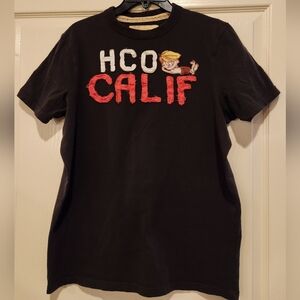 Hollister Dark Brown Graphic Tee, Size XL